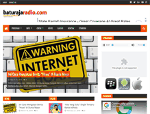 Tablet Screenshot of baturajaradio.com